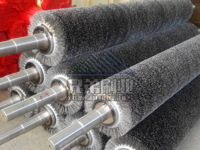 双钢带绕毛钢丝刷辊